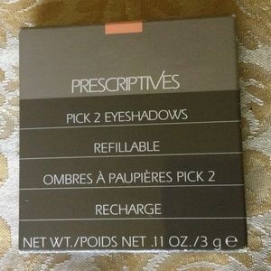 Prescriptives Pick 2 Eyeshadows Refillable Compact NIB